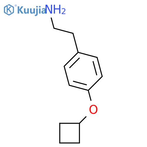 2-(4-Cyclobutoxyphenyl)ethylamine structure