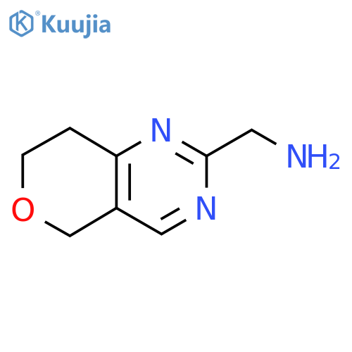 7,8-Dihydro-5H-pyrano4,3-dpyrimidine-2-methanamine structure