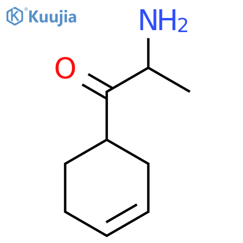 2-amino-1-(cyclohex-3-en-1-yl)propan-1-one structure