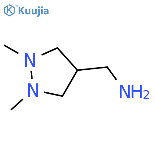 4-Pyrazolidinemethanamine,1,2-dimethyl- structure