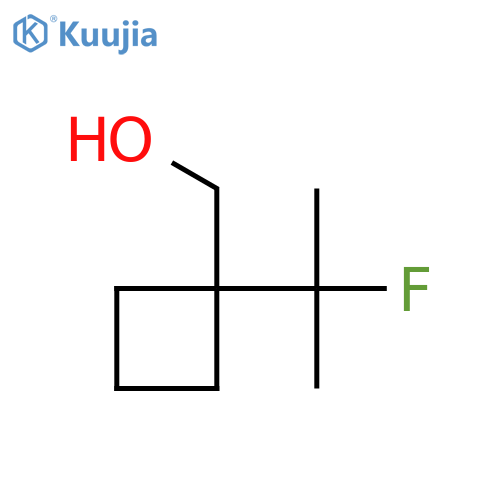 1-(2-fluoropropan-2-yl)cyclobutylmethanol structure