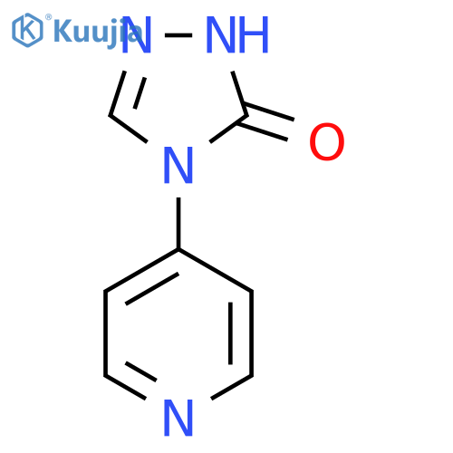 4-(pyridin-4-yl)-4,5-dihydro-1H-1,2,4-triazol-5-one structure