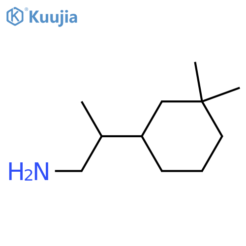 2-(3,3-dimethylcyclohexyl)propan-1-amine structure