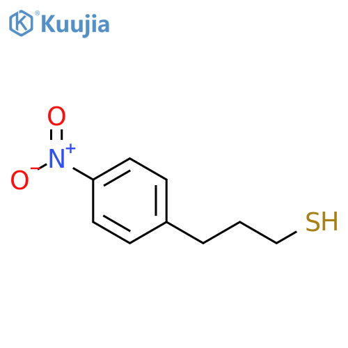 3-(4-nitrophenyl)propane-1-thiol structure