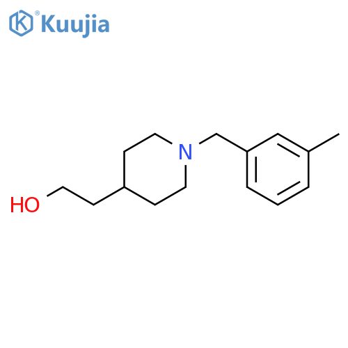 2-(1-(3-methylbenzyl)piperidin-4-yl)ethan-1-ol structure