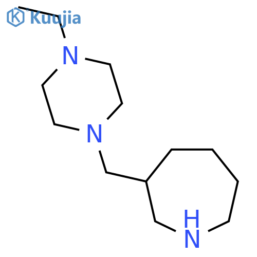 3-[(4-Ethylpiperazin-1-yl)methyl]azepane structure