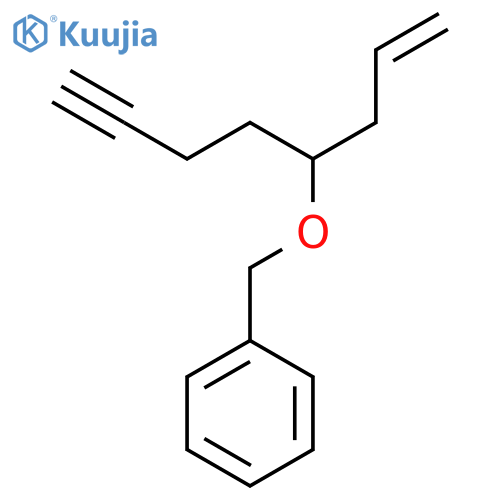 4-benzyloxy-1-octen-7-yne structure