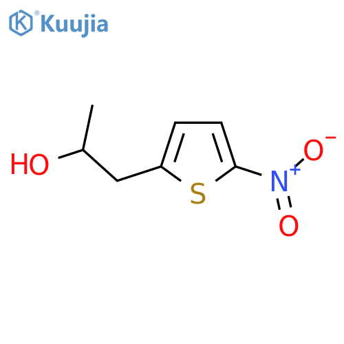 1-(5-nitrothiophen-2-yl)propan-2-ol structure