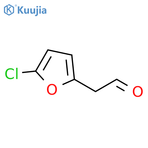 2-(5-chlorofuran-2-yl)acetaldehyde structure
