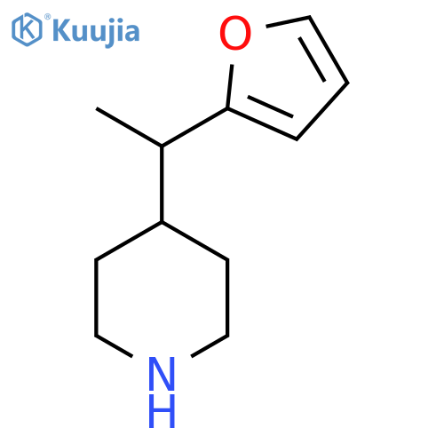 4-1-(furan-2-yl)ethylpiperidine structure