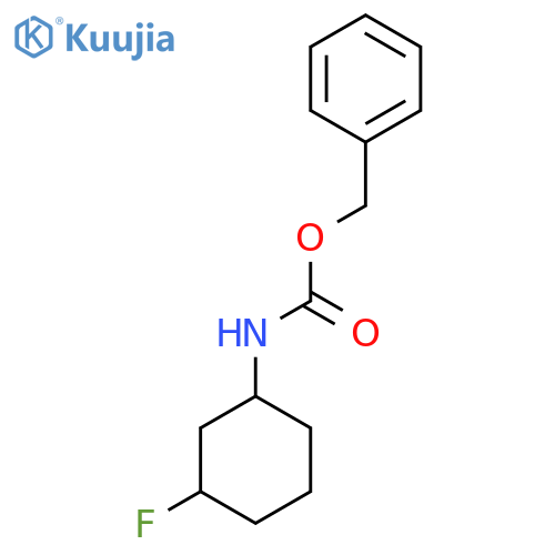 benzyl N-(3-fluorocyclohexyl)carbamate structure