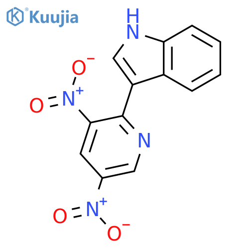 1H-Indole, 3-(3,5-dinitro-2-pyridinyl)- structure