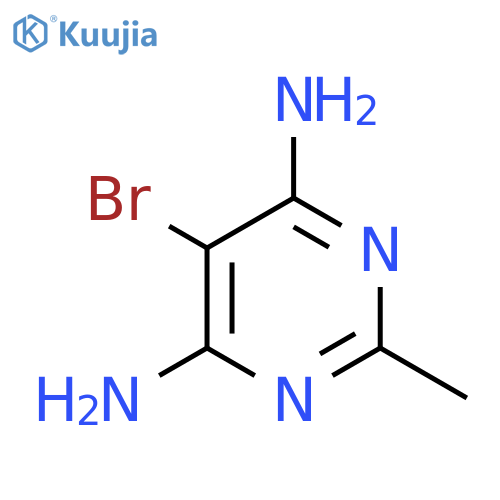 5-Bromo-2-methylpyrimidine-4,6-diamine structure