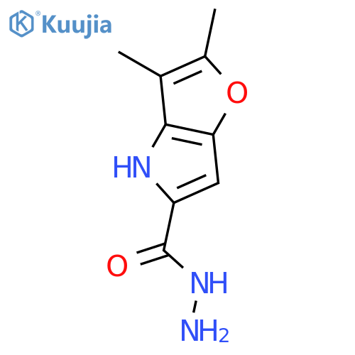 2,3-dimethyl-4H-furo3,2-bpyrrole-5-carbohydrazide structure