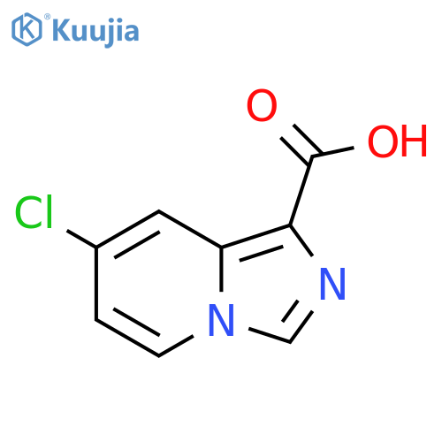 7-chloroimidazo[1,5-a]pyridine-1-carboxylic acid structure