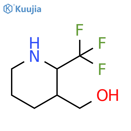 2-(trifluoromethyl)piperidin-3-ylmethanol structure