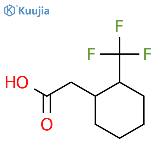 2-(2-(Trifluoromethyl)cyclohexyl)acetic Acid structure