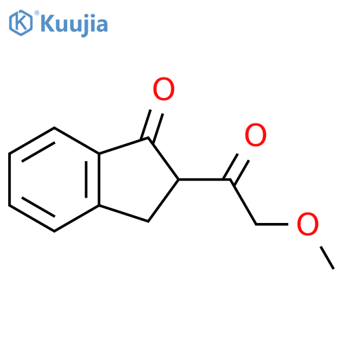 2-(2-methoxyacetyl)-2,3-dihydro-1H-inden-1-one structure