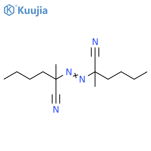 Hexanenitrile,2,2'-azobis[2-methyl- structure
