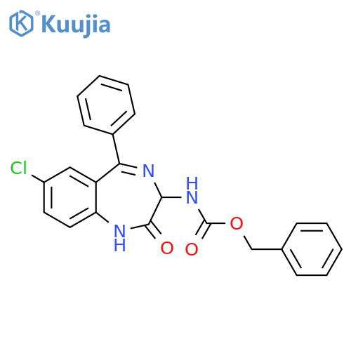 (R,S)-Z-3-AMINO-7-CHLORO-2-OXO-5-PHENYL-1,4-BENZODIAZEPINE structure