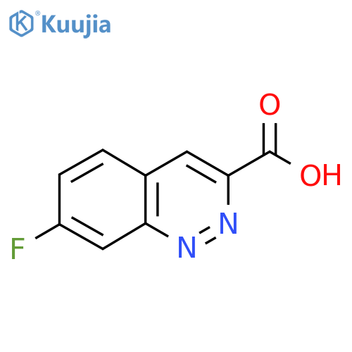 7-Fluorocinnoline-3-carboxylic acid structure
