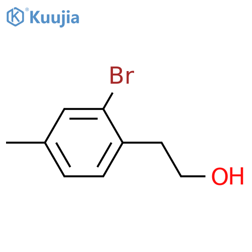 2-(2-bromo-4-methylphenyl)ethan-1-ol structure
