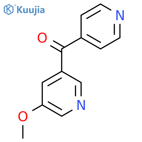 (5-Methoxypyridin-3-yl)-pyridin-4-ylmethanone structure