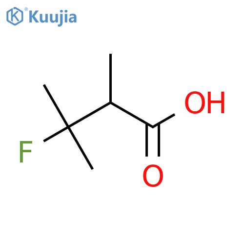 3-fluoro-2,3-dimethylbutanoic acid structure