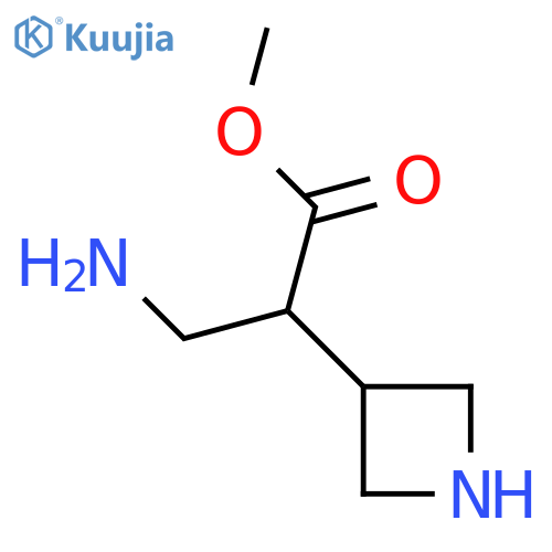 Methyl 3-amino-2-(azetidin-3-yl)propanoate structure