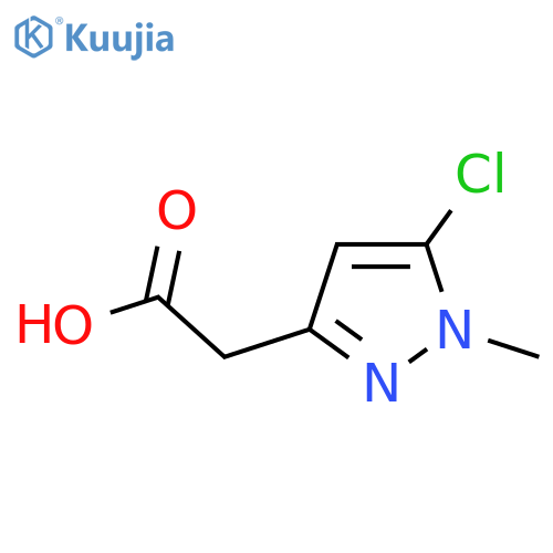 2-(5-chloro-1-methyl-1H-pyrazol-3-yl)acetic acid structure