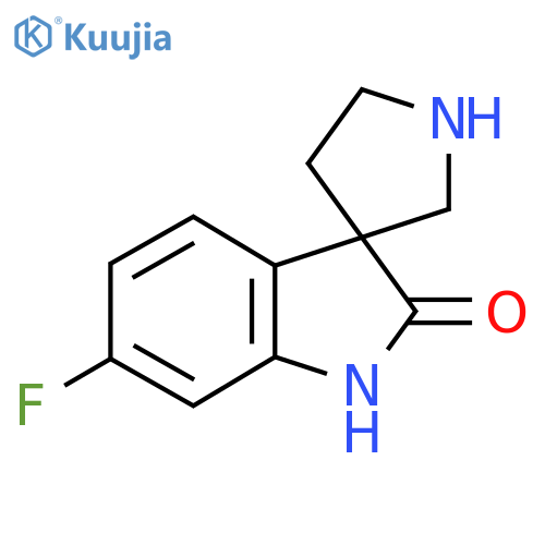 6-Fluorospiro[indoline-3,3'-pyrrolidin]-2-one structure