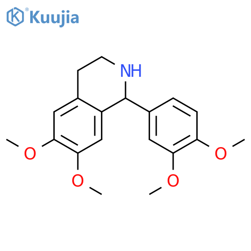 1-(3,4-dimethoxyphenyl)-6,7-dimethoxy-1,2,3,4-tetrahydroisoquinoline structure