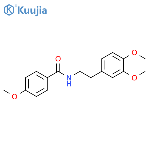 Benzamide, N-[2-(3,4-dimethoxyphenyl)ethyl]-4-methoxy- structure