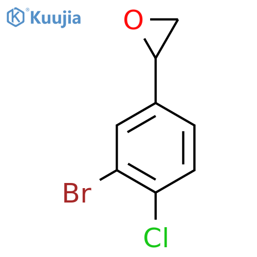 2-(3-Bromo-4-chlorophenyl)oxirane structure