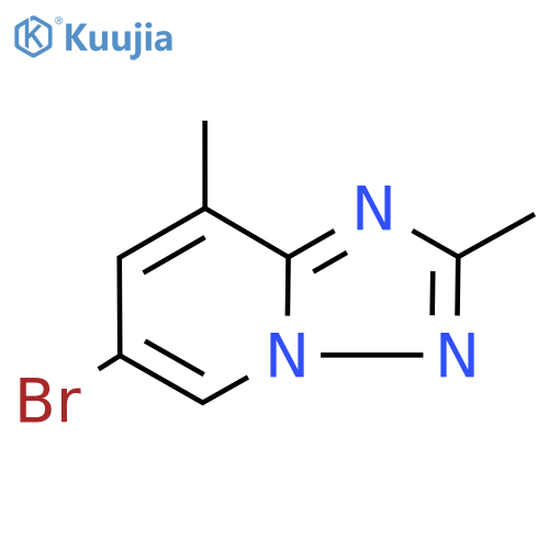 6-Bromo-2,8-dimethyl-[1,2,4]triazolo[1,5-a]pyridine structure