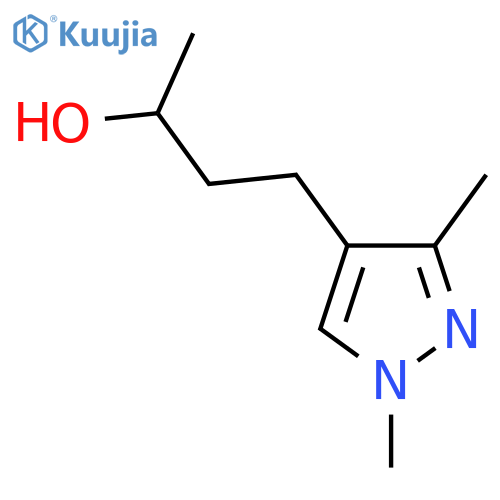 4-(1,3-dimethyl-1H-pyrazol-4-yl)butan-2-ol structure