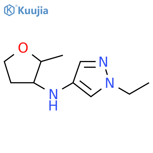 1-ethyl-N-(2-methyloxolan-3-yl)-1H-pyrazol-4-amine structure
