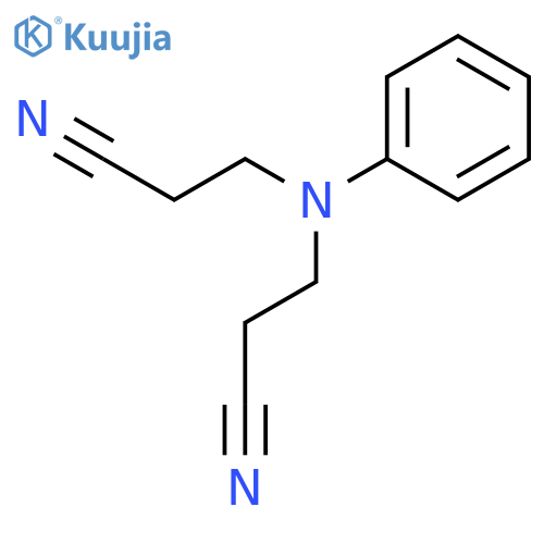 N,N-Bis(2-cyanoethyl)aniline structure