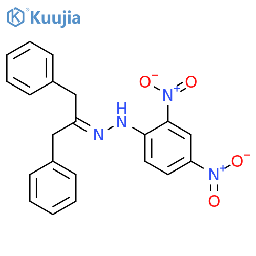 2-Propanone,1,3-diphenyl-, (2,4-dinitrophenyl)hydrazone (6CI,8CI,9CI) structure