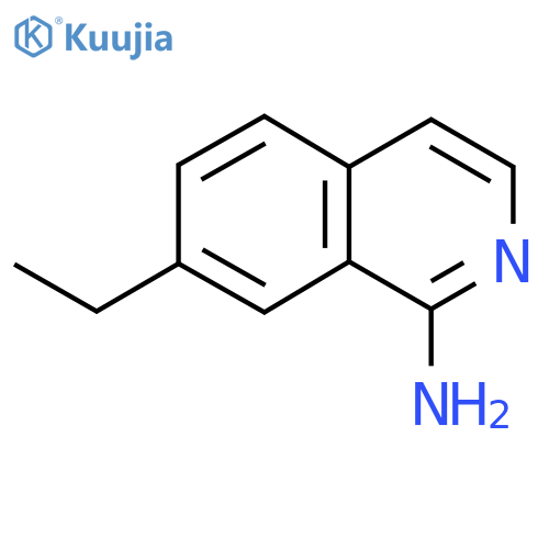 7-ethylisoquinolin-1-amine structure