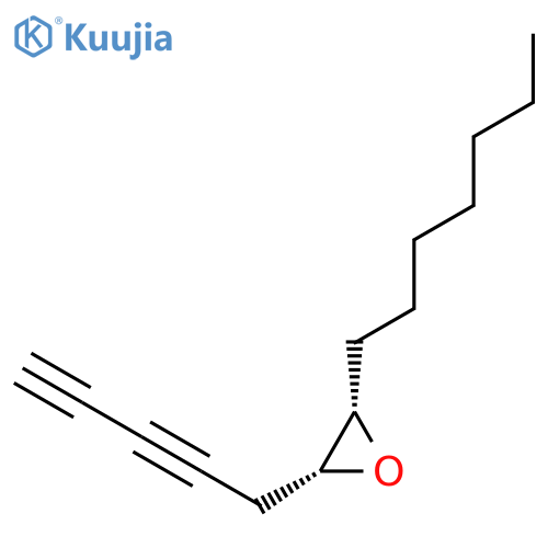 Oxirane,2-heptyl-3-(2,4-pentadiyn-1-yl)-, (2S,3R)- structure