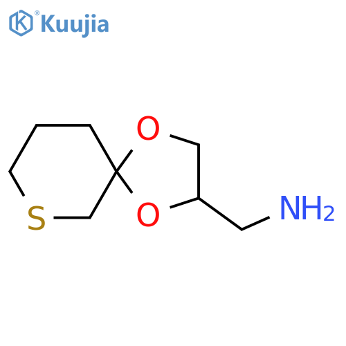 {1,4-dioxa-7-thiaspiro4.5decan-2-yl}methanamine structure