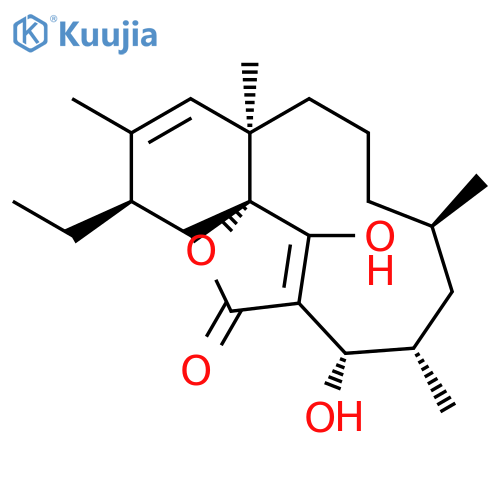 14a,3-Metheno-2H-1-benzoxacyclododecin-2-one,13-ethyl-4,5,6,7,8,9,10,10a,13,14-decahydro-4,15-dihydroxy-5,7,10a,12-tetramethyl-,(4S,5S,7R,10aR,13R,14aR)- (9CI) structure