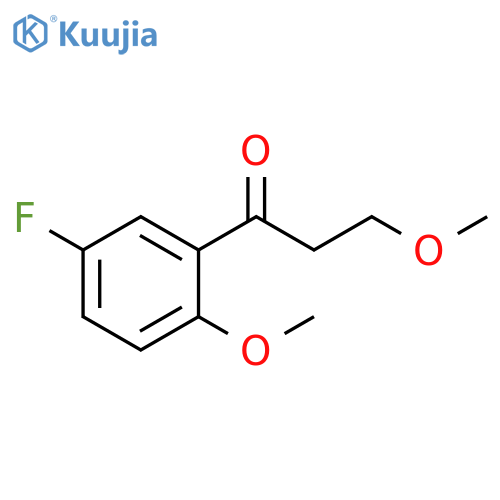 1-(5-Fluoro-2-methoxyphenyl)-3-methoxypropan-1-one structure