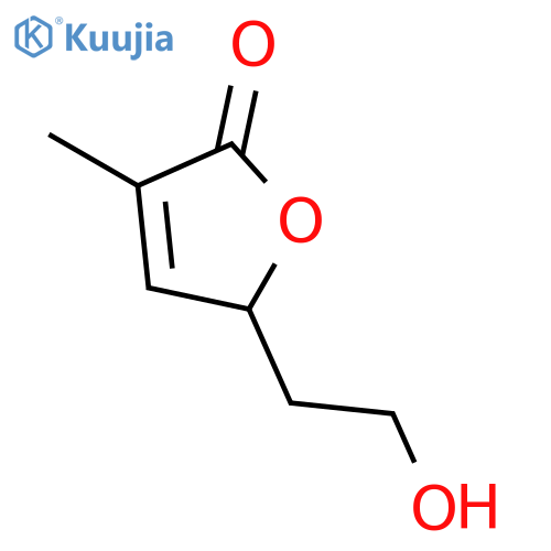 5-(2-hydroxyethyl)-3-methyl-2(5H)-Furanone structure