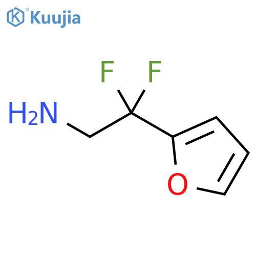 2,2-difluoro-2-(furan-2-yl)ethan-1-amine structure