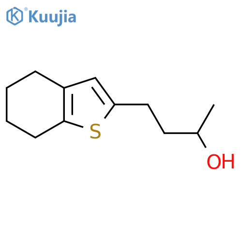 4-(4,5,6,7-tetrahydro-1-benzothiophen-2-yl)butan-2-ol structure