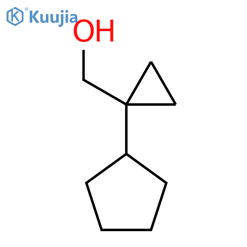 (1-cyclopentylcyclopropyl)methanol structure