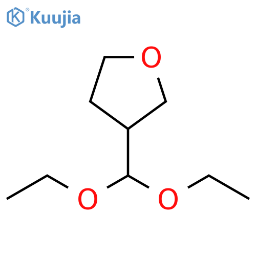 Furan, 3-(diethoxymethyl)tetrahydro- structure