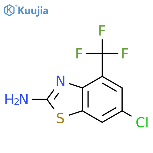 2-Amino-6-chloro-4-(trifluoromethyl)benzodthiazole structure